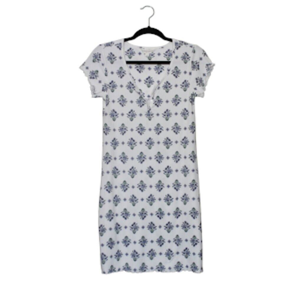LAURA ASHLEY | Ditsy Floral Soft Sleep Nightie Pajama Sleep Dress Cottagecore S